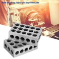 thumbnail image 3 of TOPINCN 2pcs 25x50x75mm Blocks 23 Holes Milling Parallel Clamping Block Milling Machine Accessories,25x50x75mm Block,Parallel Clamping Block, 3 of 8