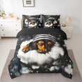 thumbnail image 2 of Castle Fairy Boys Girls Animal Dachshund Dog Twin Bedding Sets 7-Piece,Starry Sky Bedding Comforter Set Microfiber,Kawaii Pet Breathable Sheet Sets,Lightweight Room Decor,Reversible, 2 of 8
