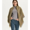 thumbnail image 6 of Women's Chunky Plaid Scarf Winter Warm Tassel Blanket Wrap Shawl, 6 of 6