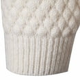 thumbnail image 5 of QTBIUQ Sweater Winter Mens Solid Color Knitted Casual Base High Neck Sweater Top White, 5 of 7