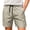Khaki, variant on Men Swim Trunks Beach Bathing Suits Outdoor Sports Quick Dry Swimming Trunks with Pockets Board Shorts
