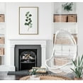 thumbnail image 5 of Kate and Laurel Sylvie Eucalyptus 3b Framed Canvas Wall Art by Maja Mitrovic of Makes My Day Happy, 23x33 Natural, Modern Farmhouse Art Wall Décor, 5 of 6