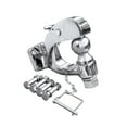 thumbnail image 1 of Pintle Hook Chrome Hitch Towing Heavy Duty 5 TON Car Towbar RV Parts Camper Caravan Motorhome Accessories ,RV Tool, 1 of 6