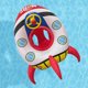 thumbnail image 1 of Flotador de piscina de PVC para bebé, bote flotante, suministros para piscina de verano, bote de fuego inflable, 1 of 9