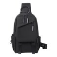 thumbnail image 2 of Sac de Poitrine Imperméable pour Hommes 8"x12 Pouces - Sac de Sport à Compartiments Multiples pour Cyclisme/course, Sangle Stabilisatrice Réglable & Poche RFID, 2 of 5