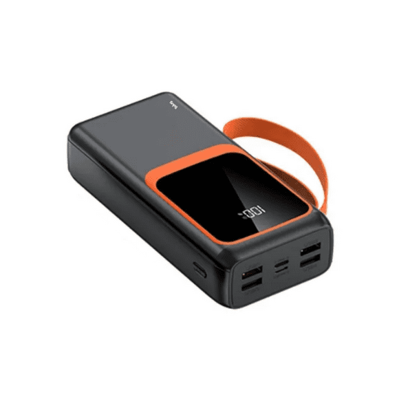Power Bank Batería Portátil 32000mah Pd22.5w/3a Carga Rápida Belug, Negro Naranja