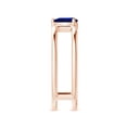 thumbnail image 3 of ANGARA Natural Pear Sapphire Solitaire Parallel Split Shank Ring in 14K Rose Gold for Women (Size-6x4mm) | September Birthstone, Anniversary, Jewelry Gift for Women | Natural Blue Sapphire Ring, 3 of 9