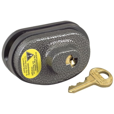Masterlock,Trigger Lock with Key, P104 - Alkaline, Firearm Safety Accessory