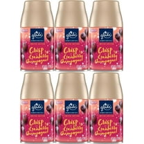 Glade Automatic Spray Refill, Air Freshener for Home and Bathroom, Crisp Cranberry Champagne, 6.2 Oz Pack of 6