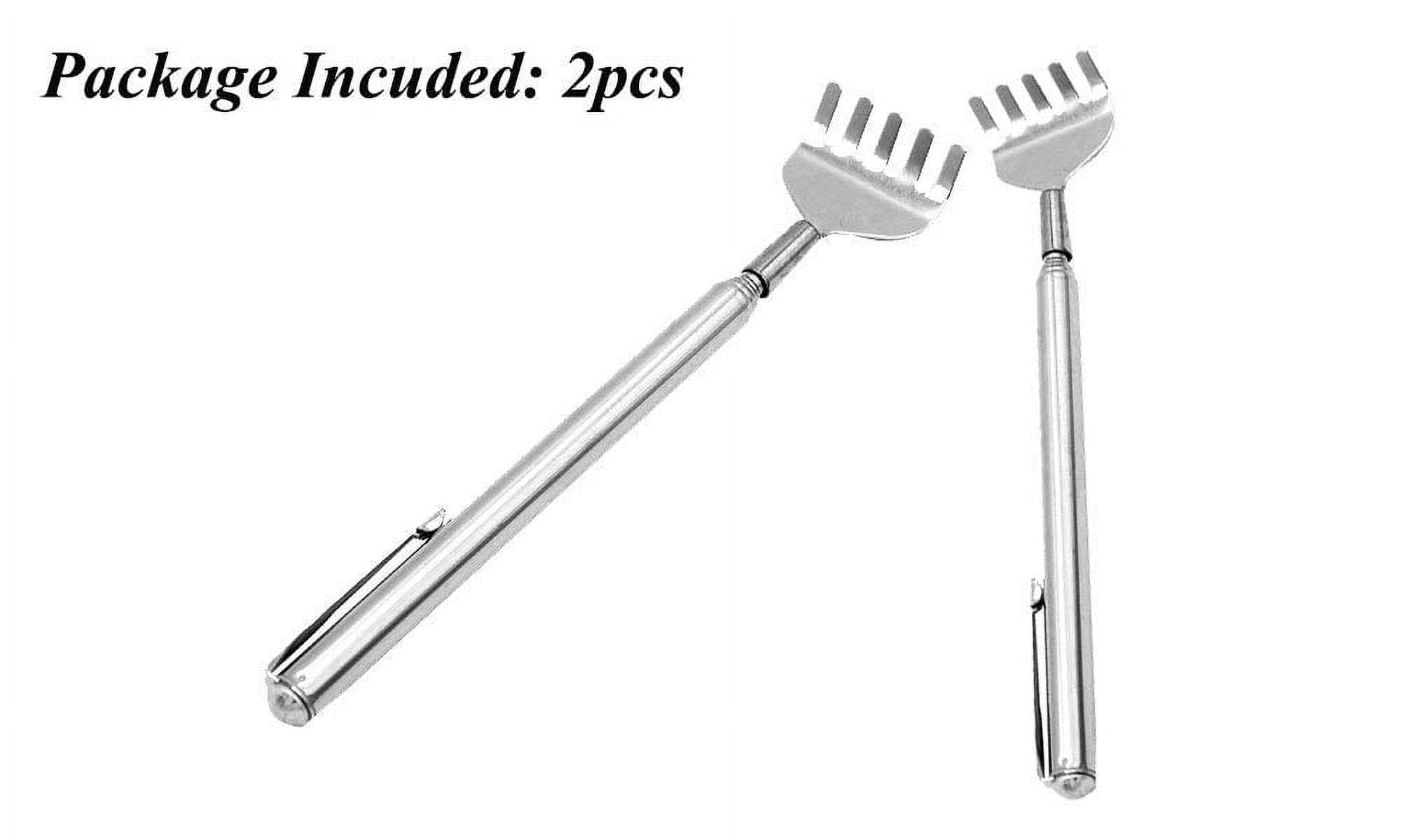 2 Pack Telescoping Back Scratcher Extendable Back Scratchers Metal Telescopic Backscratcher