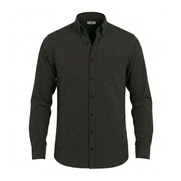 Camisa George para Hombre, Manga Larga Militar Talla M.