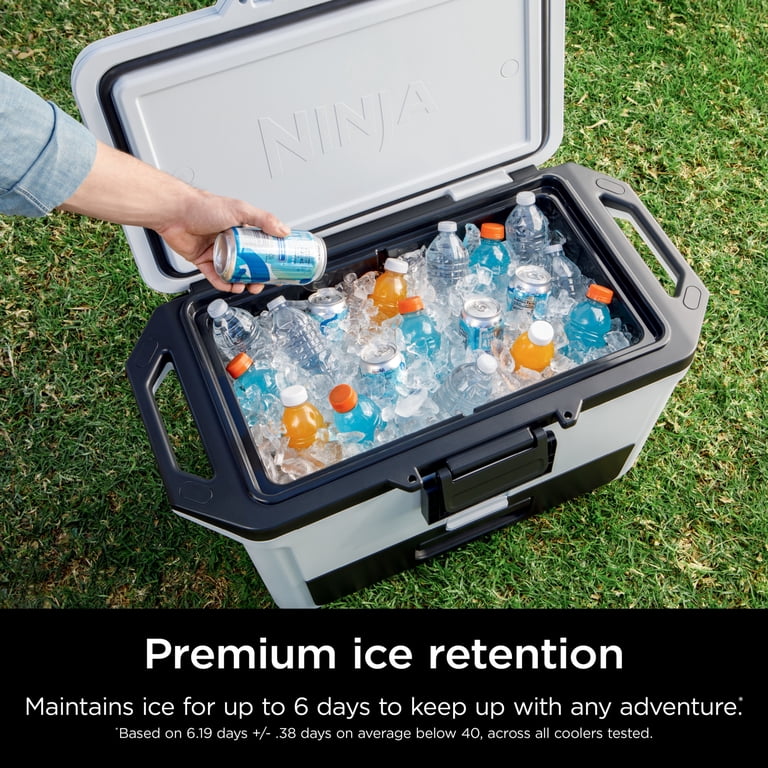 Ninja FrostVault 50-Qt Hard Cooler with Cold Dry Zone, Integrated