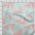 thumbnail image 3 of oneOone Georgette Viscose Blush Pink Fabric Geometric Fabric For Sewing Printed Craft Fabric By The Yard 42 Inch Wide, 3 of 4