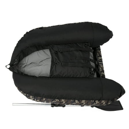 Oxford Cloth 53.5*41.3*21in Backrest Adjustable Angle: 90-180° Camouflage Fishing Boat, Outdoor Fishing Boat, Inflatable Fishing Boat