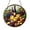 Acrylic 3.5 Inch, variant on Cheese and Grapes Stained Glass Suncatcher Window Hanging, Wine Bottle Vineyard Stained Glass Style Window Decor, Rustic Kitchen Art Sun Catcher Ornament for Dining Room Window Decor