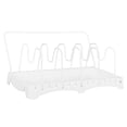 thumbnail image 1 of Pot Lid Rack, Cutting Board Stand, Sturdy Stainless Steel Material Kitchen Storage Rack, For Placing Cutting Boards Pot Covers, 1 of 8