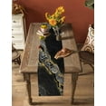 thumbnail image 5 of Black Marble Table Runner 60 Inches, Gold Abstract Vintage Modern Grey Art Bed Runner Dresser Scarves Tabletop for Indoor Outdoor Parties/Ceremony/Banquet, 13" x 60", 5 of 8