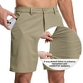thumbnail image 6 of FEN AI Khaki Cargo Short for Men Lightweight Hiking Fishing Shorts Outdoor Workwear w/ 6 Pockets, 6 of 9