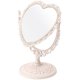 thumbnail image 2 of Tabletop Vanity Mirror Double-Sided 360Rotation Heart-shaped Makeup Mirror, 2 of 3