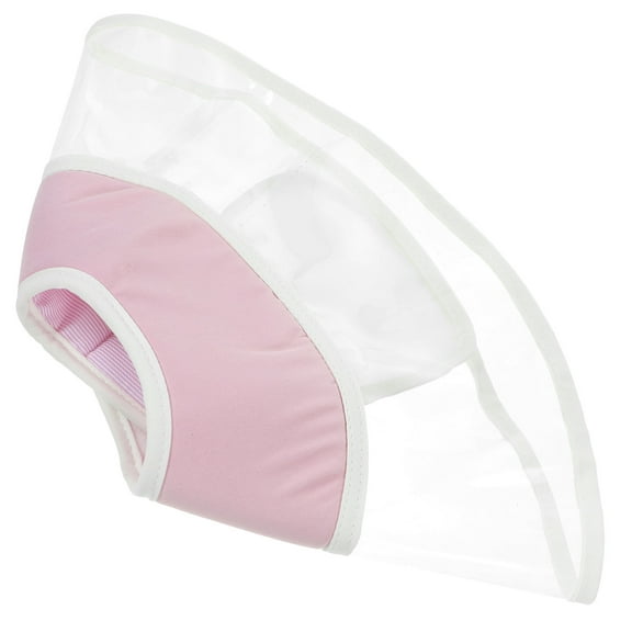 LEORX Pet Recovery Collar Cat Red Pvc 1Pack Breathable