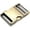 Brushed Brass, variant on 1 pc 1-1/2 inch Metal Curved Side Release Buckle Adjustable Lock for Belt Backpacks Pet Collar (Brushed Brass)