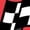 BLACK, variant on - Racing Logo - Men's Short Sleeve Graphic T-Shirt
