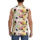thumbnail image 4 of Fotbe Retro Musical Men's Camiseta sin Mangas Estampada para Hombres, Playera Casual para Gimnasio, Entrenamiento, Playa-Large, 4 of 7