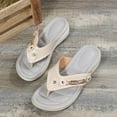thumbnail image 4 of Patlollav Womens Sandals Women Fashion Casual Sandals Shoes Outdoor Flip Flops Beach Wedges Slippers, 4 of 5