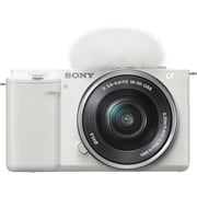 Sony ZV-E10 Mirrorless Camera with 16-50mm Lens Kit | 24.2MP APS-C, Eye AF, 4K Video, Flip Screen