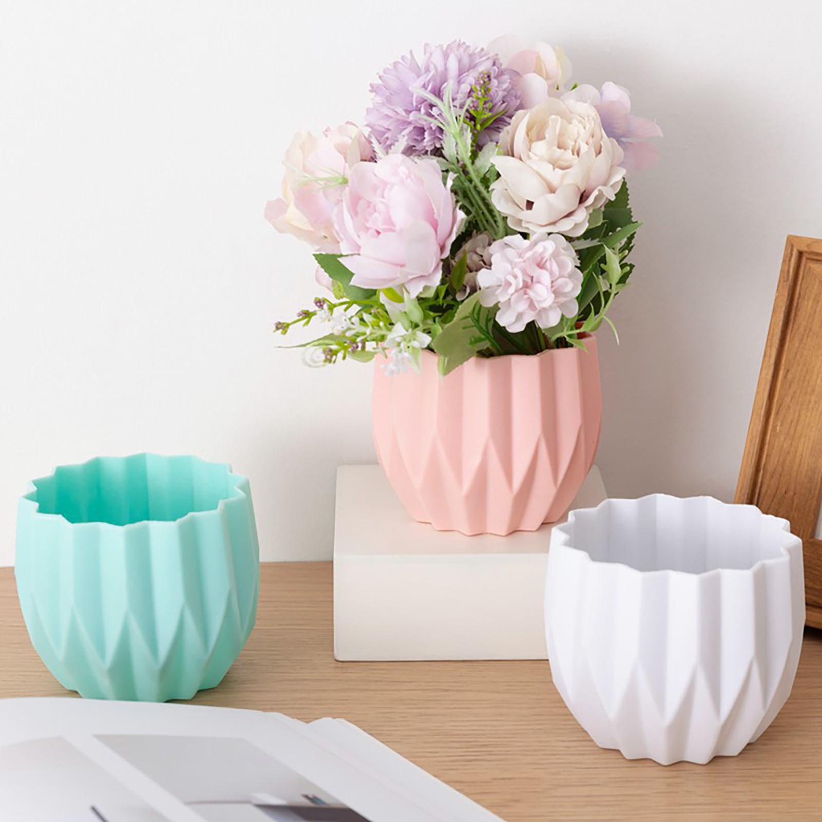 Nordic Ceramic Vase Art Flower Plant Pot Creative Planter Home Table Decors 