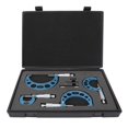 thumbnail image 1 of 4Pcs Micrometer, Bearing Steel Clear Scale Outside Diameter Micrometer 0 Setting  For CNC Milling Machine For Woodworking, 1 of 8
