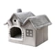 thumbnail image 2 of Casa para mascotas, caseta para cachorros, nido cálido, inferior Gris Zulema casa del gato, 2 of 8