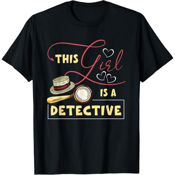 This Girl Is A Detective Design For Investigators T-Shirt