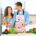 thumbnail image 6 of Dreamtimes Kid Panda Apron Home Kitchen Cooking,Kitchen Accessories Set,5 Set -Apron Oven Mitt Glove and Pot Holder Kitchen Linen Sets, 6 of 6