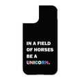 thumbnail image 3 of DistinctInk Custom SKIN / DECAL compatible with OtterBox Defender for iPhone 11 Pro (5.8" Screen) - In a Field of Horses, Be a Unicorn - Rainbow, 3 of 5