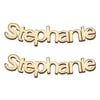 Personalized Planet Women's Sterling Silver or Gold over Sterling Personalized Planet Name Crawler Button Earring