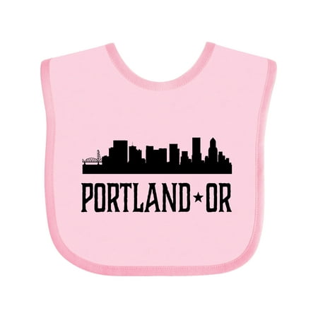 

Inktastic Portland Oregon City Skyline Gift Baby Boy or Baby Girl Bib