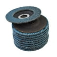 thumbnail image 4 of 10 Pack Premium Zirconia Flap Discs 4-1/2 X 7/8 inch 40 / 60 / 80 / 100 Grit Grinding Wheel Sandpaper for Sanding Grinding (40 Grits), 4 of 5