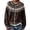 01_Bronze, variant on Fair Isle Cardigan Sweater Women Open Fornt Button Down Long Sleeve Vintage Knit Coat Top Fall Winter Outfits Women's Christmas Sweaters(01_Bronze,L)
