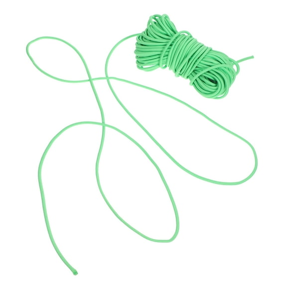 HAMPPLIES Heavy-Duty Elastic Bands Elastic Cord Green 1000x0.3x0.3cm for Fix Items 1Pack