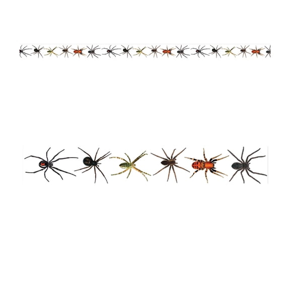 Spiders Party Tape 3" X 20' - 12 Pack (1 Per Card)