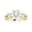 Yellow Gold, variant on 1.6 CTW Round Cut Designer Twisting Eternity Channel Set Four Prong Diamond Engagement Ring, K Color I2 Clarity, 1 Ct Center Platinum Size-4