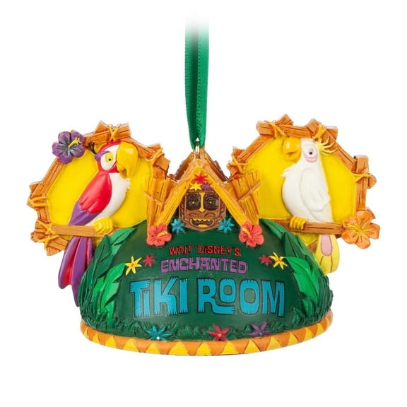 Disney Parks Enchanted Tiki Room Ear Hat Ornament New with Tag