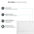 thumbnail image 7 of Swiss Madison SM-SB522 Voltaire 42" X 36" Rectangular Shower Base - White, 7 of 7