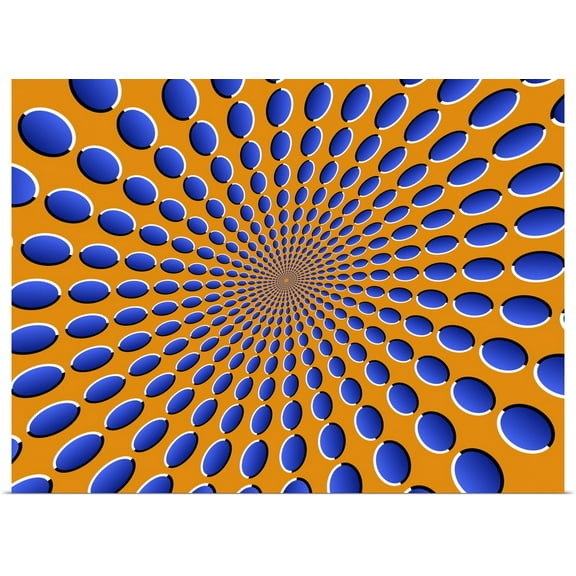 Great BIG Canvas | Rolled Michael Tompsett Poster Print entitled Optical Illusions Pods
