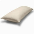 thumbnail image 3 of Bare Home Body Pillowcase - Zipper Closure - Ultra Soft - Double Brushed - Sand, 3 of 6