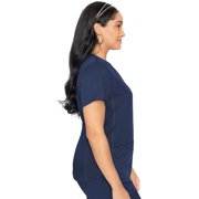 Med Couture Touch Scrubs Top For Women V-Neck Shirttail MC7459
