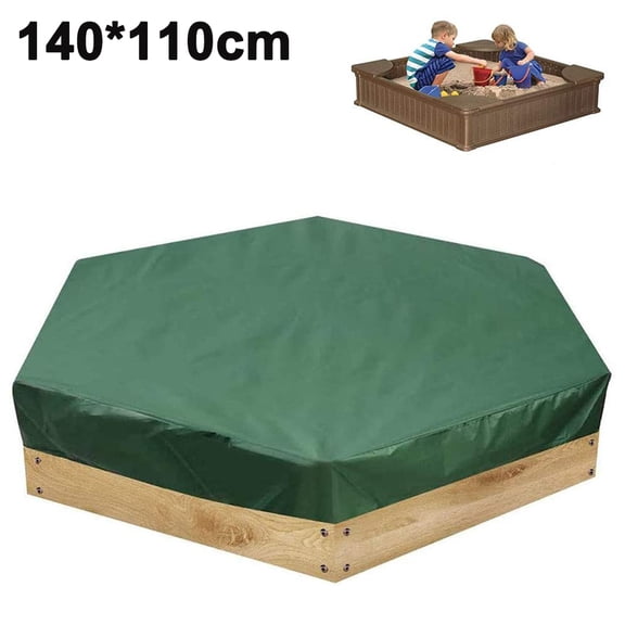 Housse de Bac à Sable avec Cordon, Housse Imperméable pour Bac à Sable et Piscine, Housse Protectrice Carrée pour Bac à Sable, Toile Oxford, Auvent de Bac à Sable pour Maison, Jardin, Piscine Extérieure