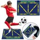 thumbnail image 4 of Maojin Alfombrilla de entrenamiento para pasos de fútbol, ayuda para regatear silenciosa y absorbente, control de balón de regateo antideslizante, alfombrilla para pasos de fútbol para interiores, 4 of 7