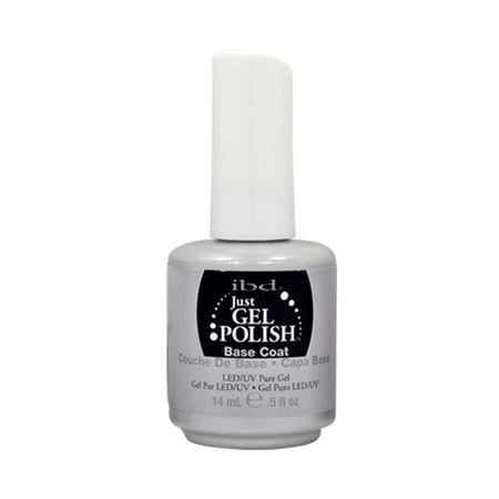 Gel Bases - IBD Just Gel 0.5oz UV Nail Polish Foundation Manicure, BASE COAT, 56503